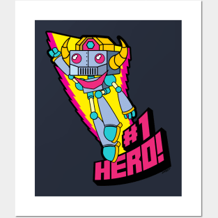 #1 Hero Robot Posters and Art